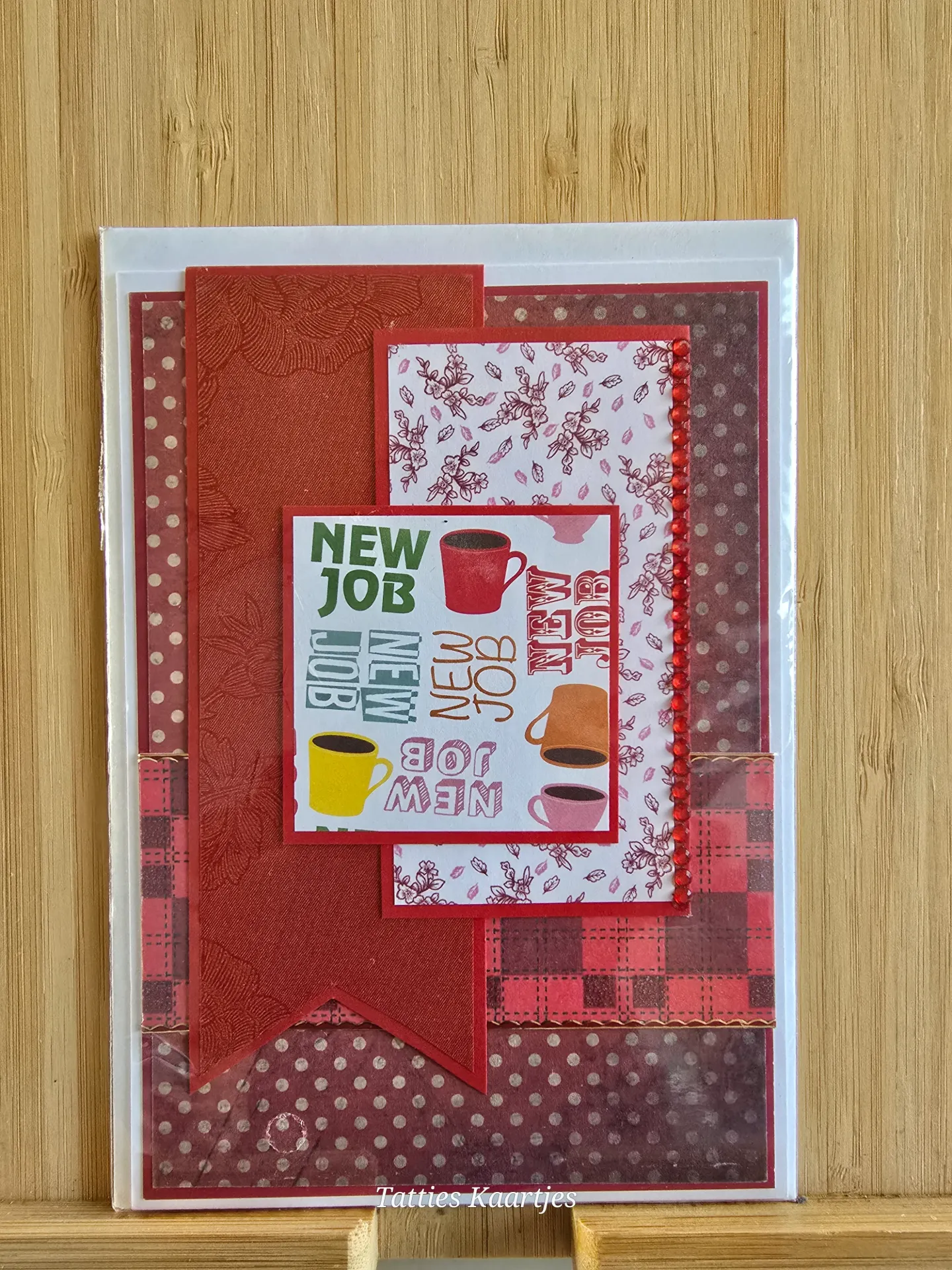 Wenskaart - nieuwe job