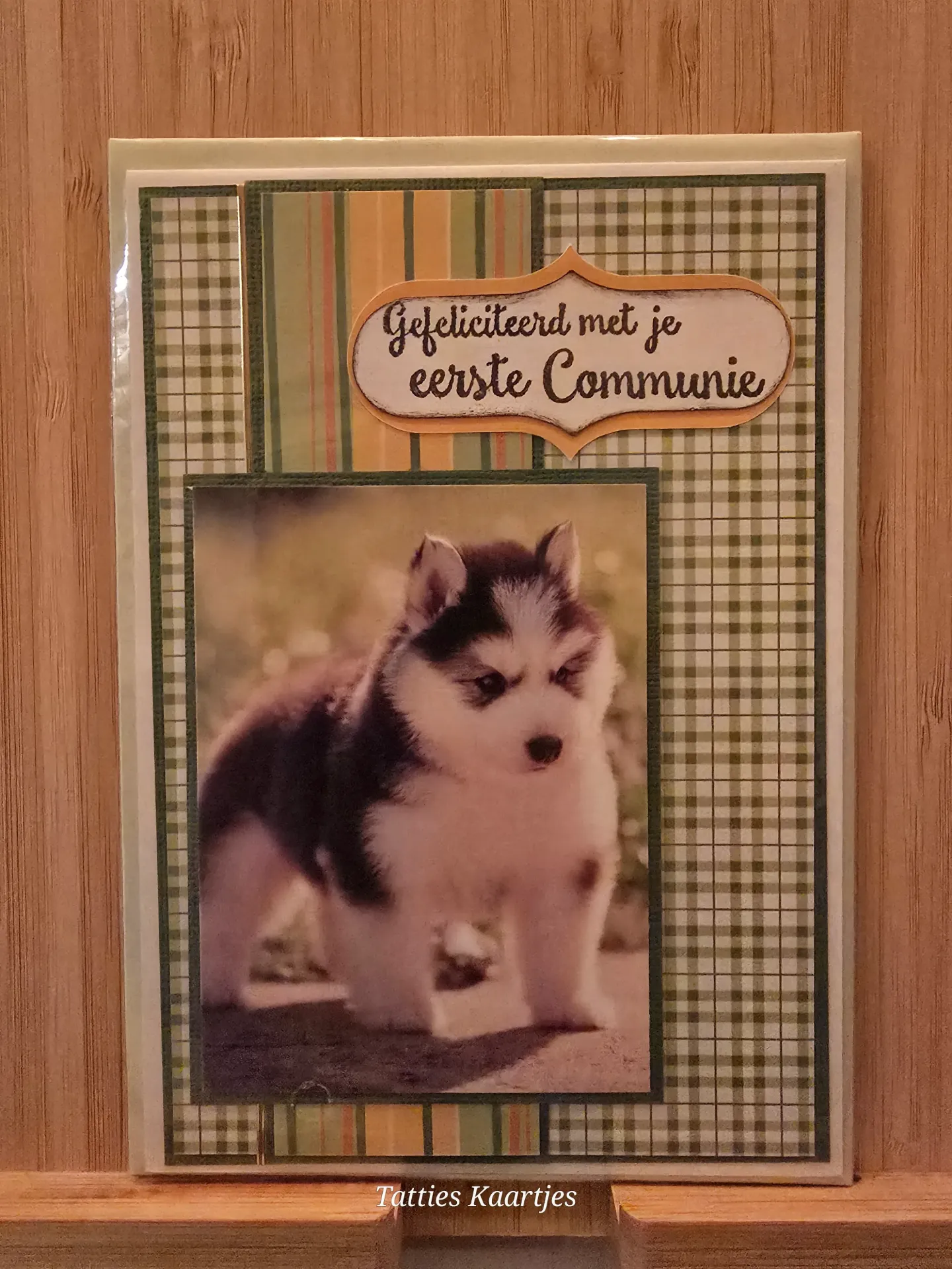 Wenskaart - eerste communie