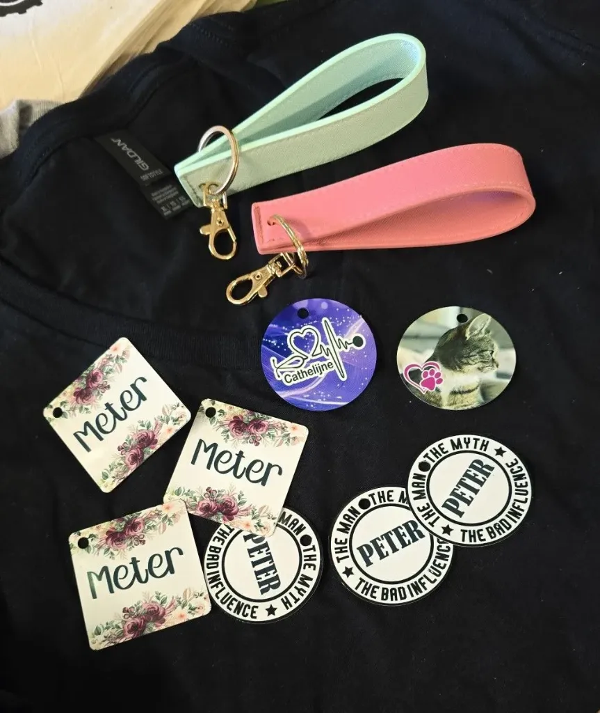 Sleutelhanger - Personaliseer zelf (Rond)