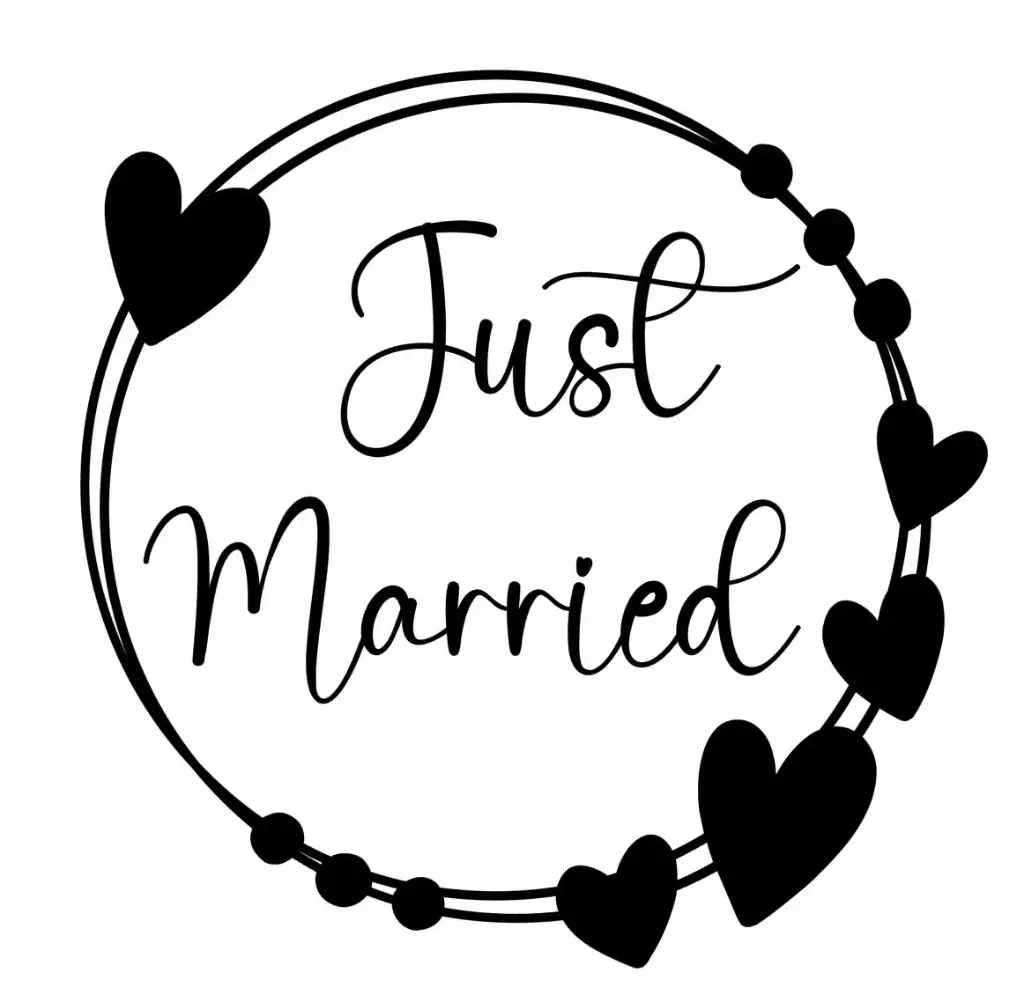Just married