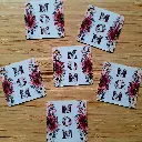 Sleutelhanger - mom - vierkant