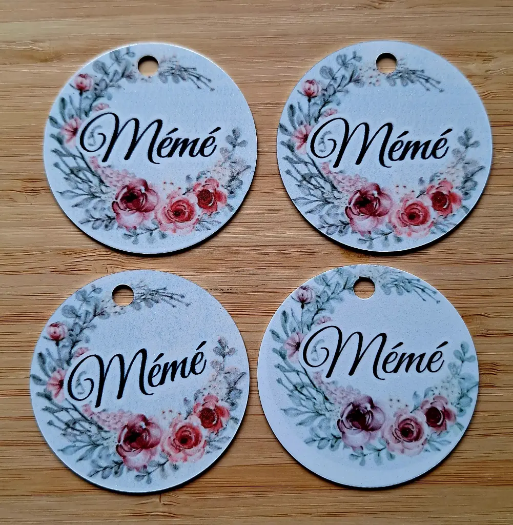 Sleutelhanger - mémé - rond