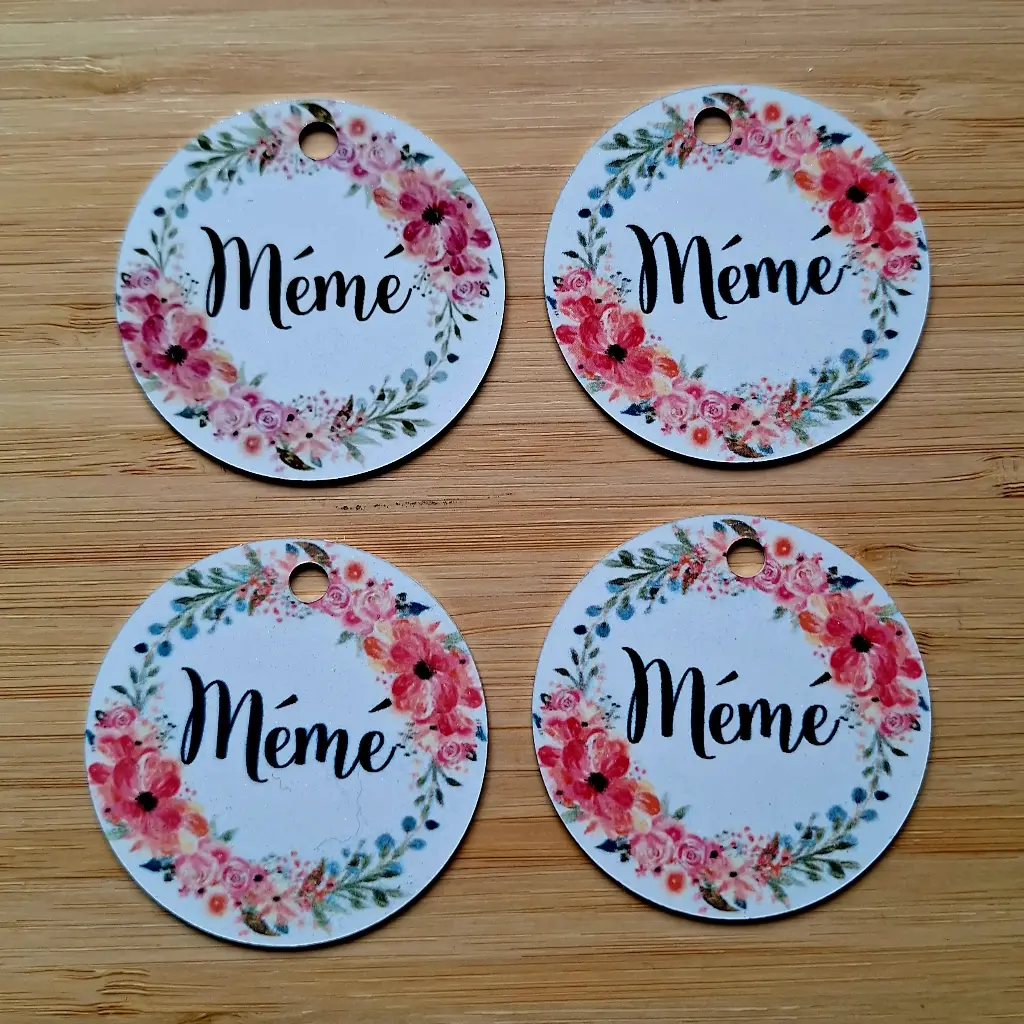 Sleutelhanger - mémé - rond