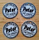 Sleutelhanger - The man, the myth, the legend: peter