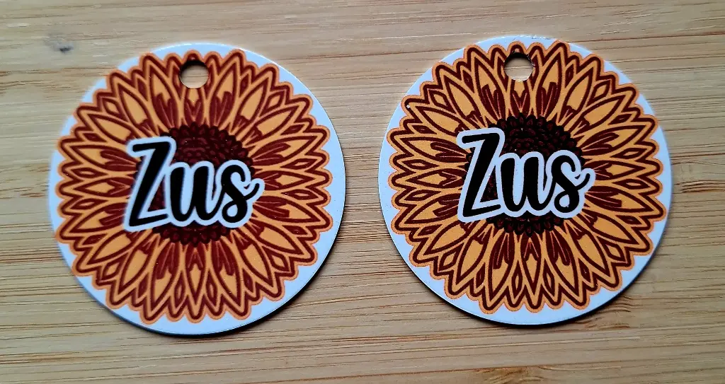 Sleutelhanger - zus - rond