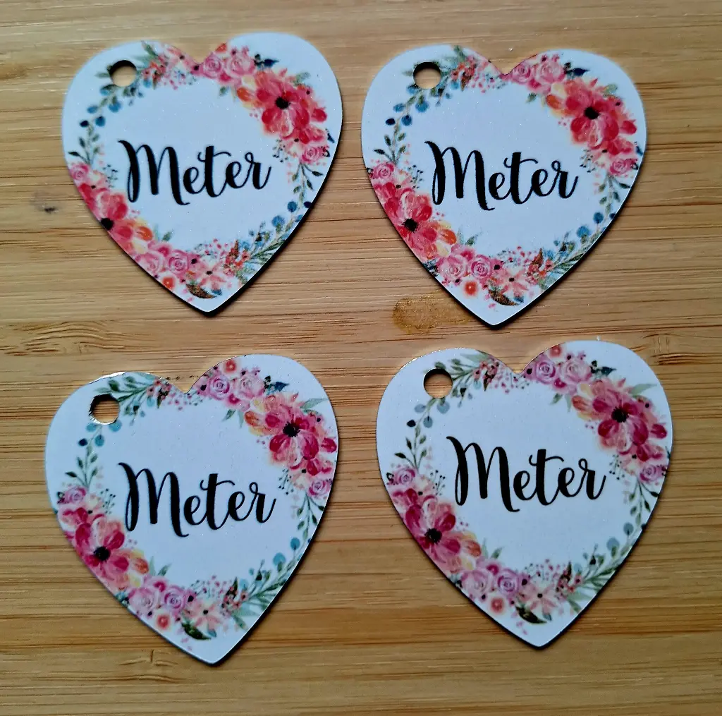 Sleutelhanger - meter - hart