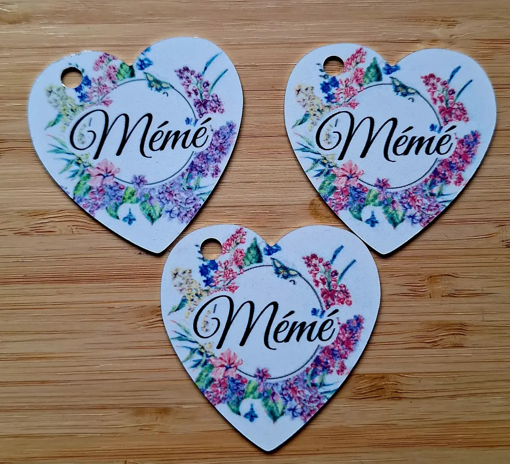 Sleutelhanger - mémé - hart