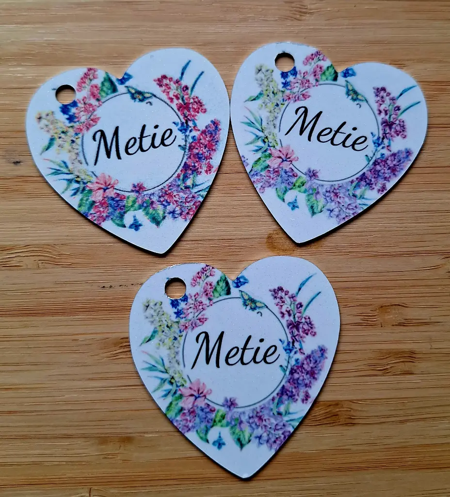 Sleutelhanger - metie - hart