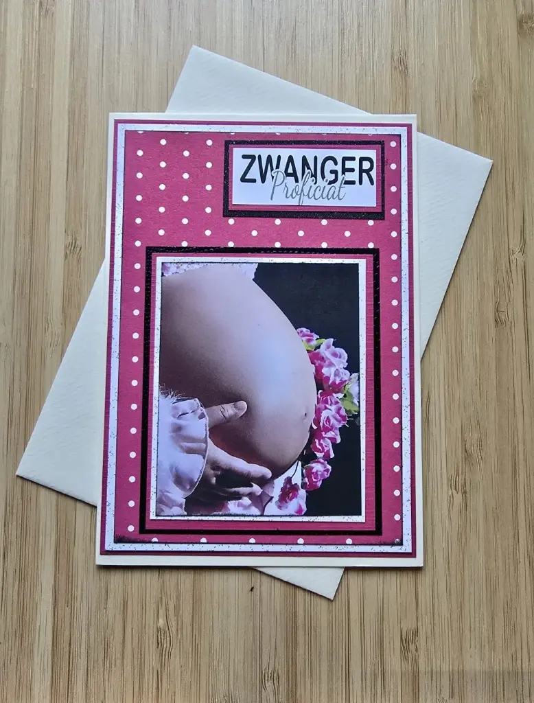 Wenskaart - zwangerschap