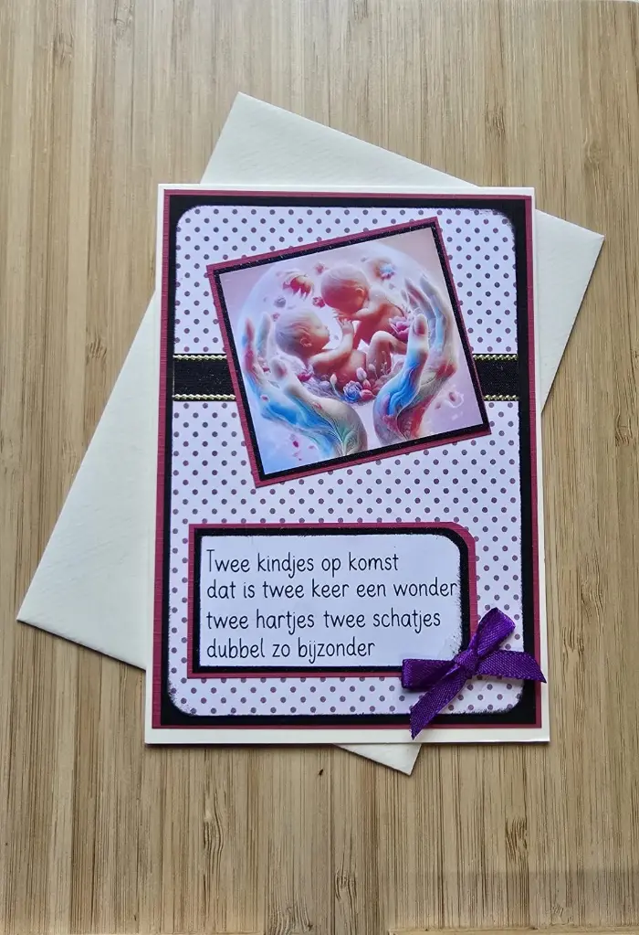 Wenskaart - zwangerschap