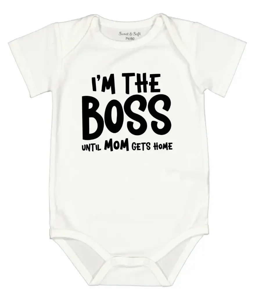 Romper - I'm the boss until mom gets home