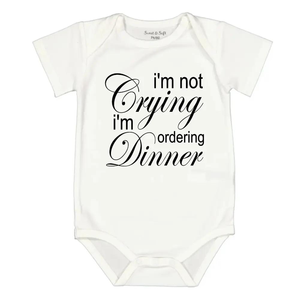 I'm not crying, i'm ordening dinner