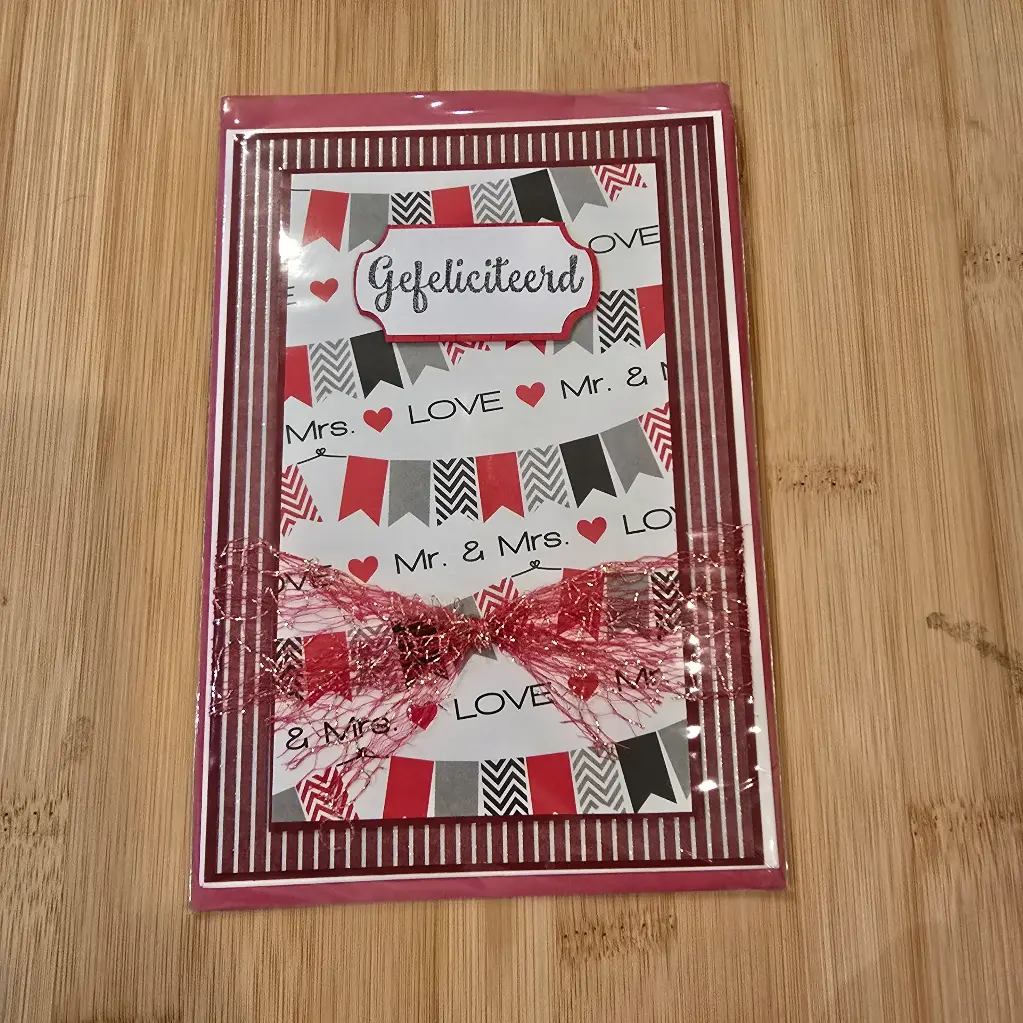 Wenskaart - huwelijk