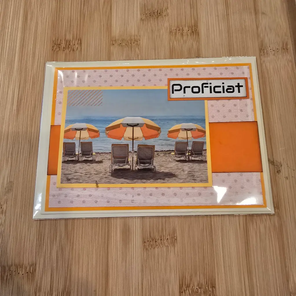 Wenskaart - proficiat