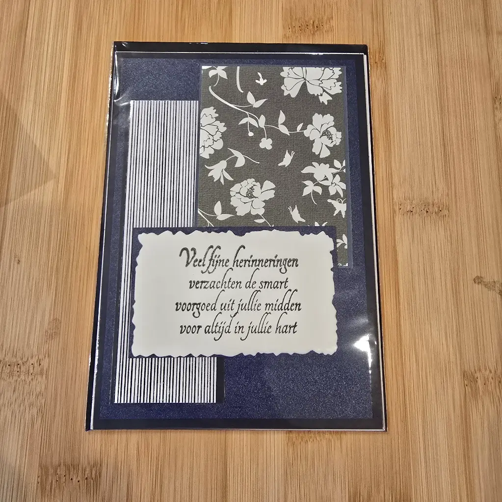 Wenskaart - condoleance