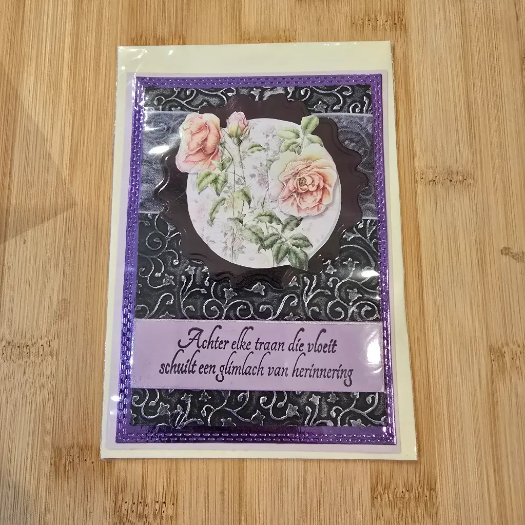 Wenskaart - condoleance