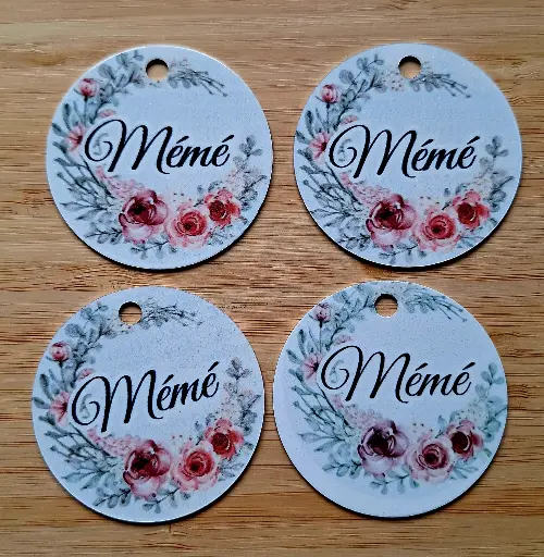 Sleutelhanger - mémé - rond