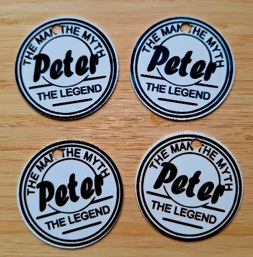 Sleutelhanger - The man, the myth, the legend: peter