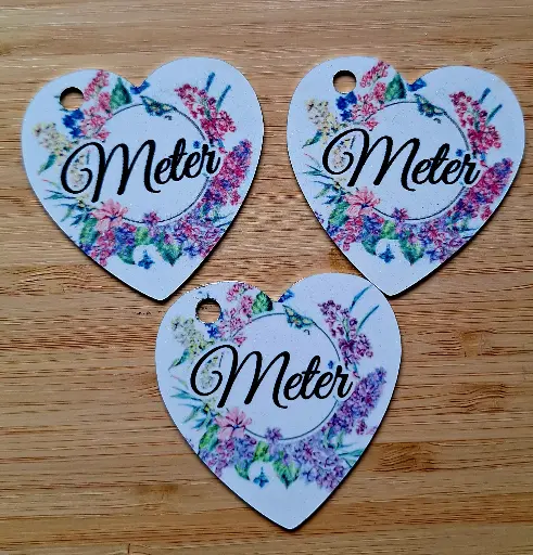 Sleutelhanger - meter - hart