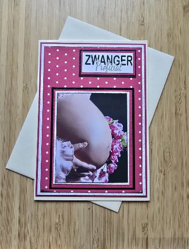 Wenskaart - zwangerschap