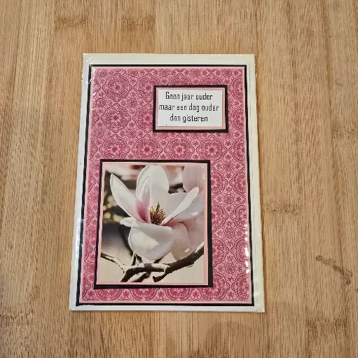 Wenskaart - verjaardag vrouw