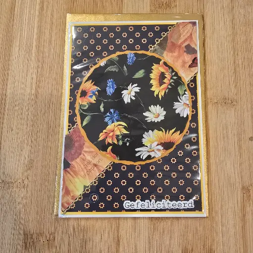 Wenskaart - gefeliciteerd