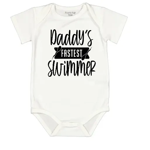 Romper - Daddy's fastest swimmer